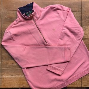 Lauren Ralph Lauren coral zip pullover